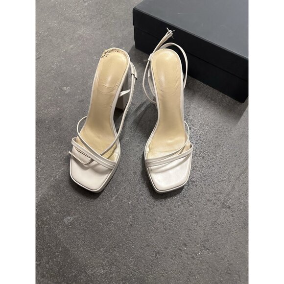 Tony Bianco Detroit Heels Vanilla Capretto Platform - Picture 7 of 9